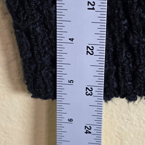 Margules green black Striped chunky Knit Short Sleeve Sweater‎ Top Womens M - Picture 11 of 12